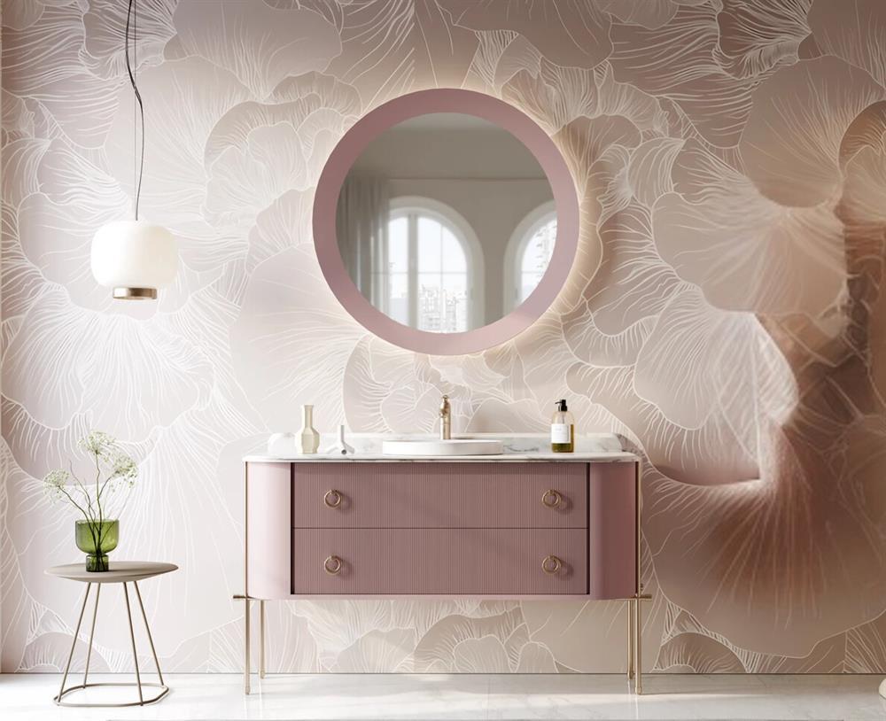 Orka Felice 140 cm Pudra Lake Banyo Dolabı TakımıORKA5005036Banyo Dolabı Takımı