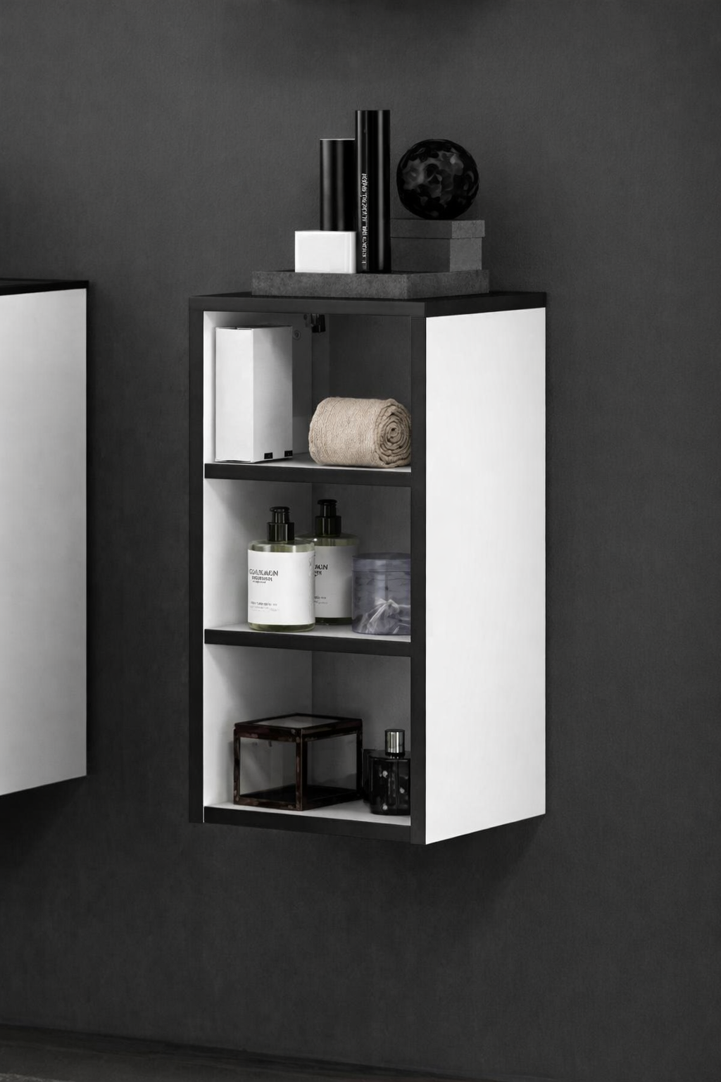 Orka Knidos 30 cm Beyaz Alt Banyo Boy Çamaşır Dolabı, 3000989ORKA3000989Banyo Boy Dolabı Modelleri 