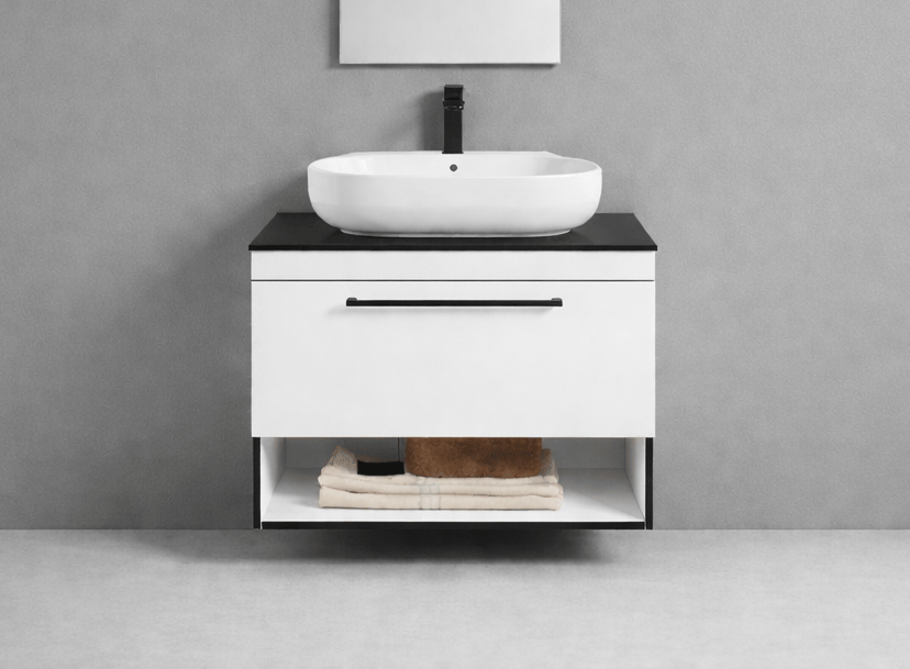 Orka Knidos 70 cm Beyaz Banyo Dolabı Alt Modül ve Lavabo, 5001381ORKA5001381Lavabo Dolabı