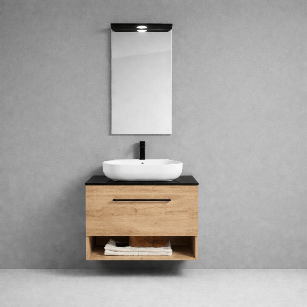 Orka Knidos 70 cm Legnona Ledli Ayna Banyo Dolabı TakımıORKA5000345Banyo Dolabı Takımı