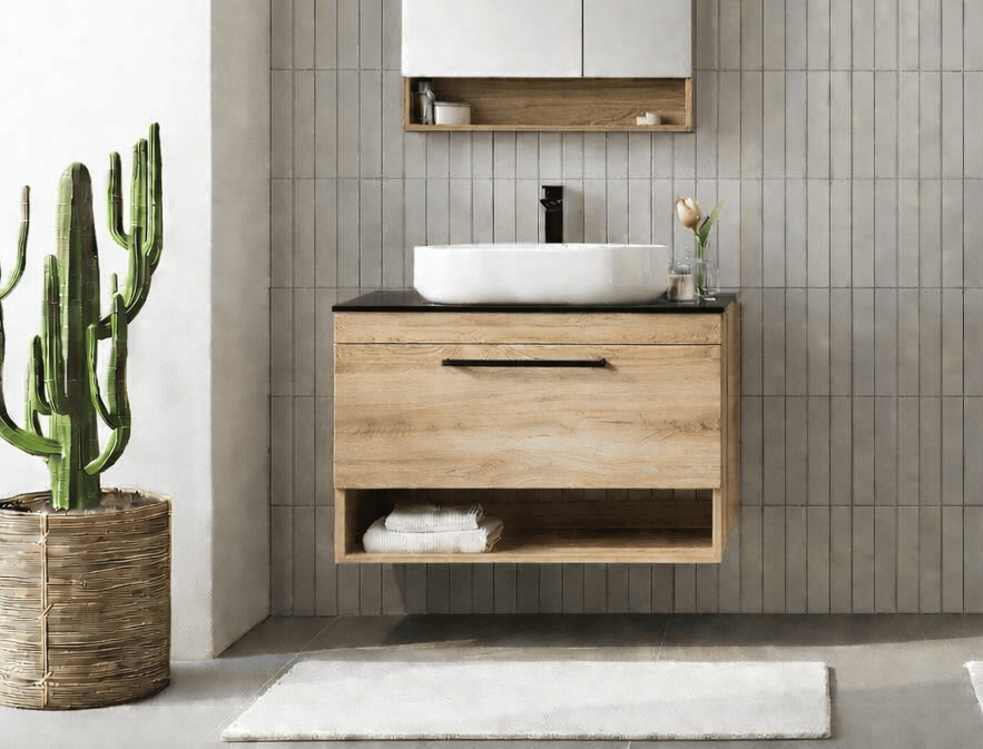 Orka Knidos 90 cm Legnano Banyo Dolabı Alt Modül ve Lavabo, 5001386ORKA5001386Lavabo Dolabı