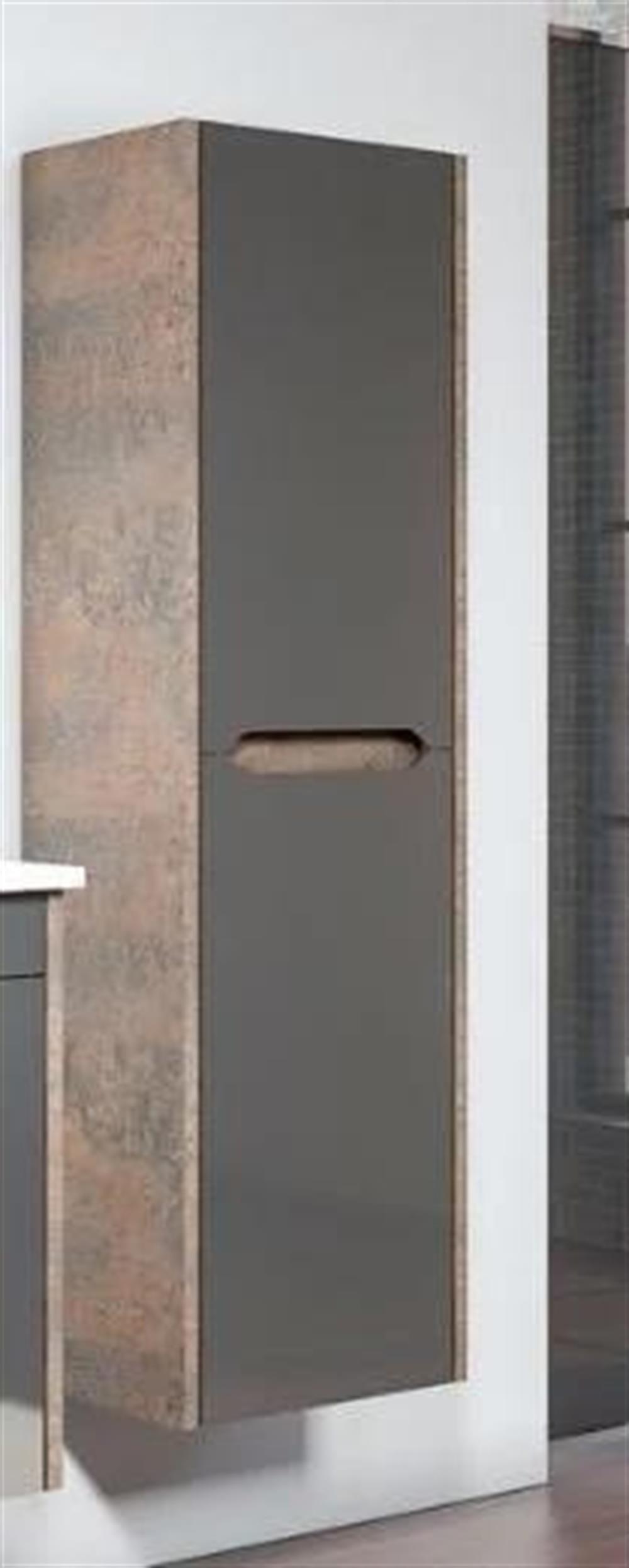 Orka Lago 40 cm Antrasit Banyo Boy Çamaşır DolabıORKA3001069Banyo Boy Dolabı Modelleri 