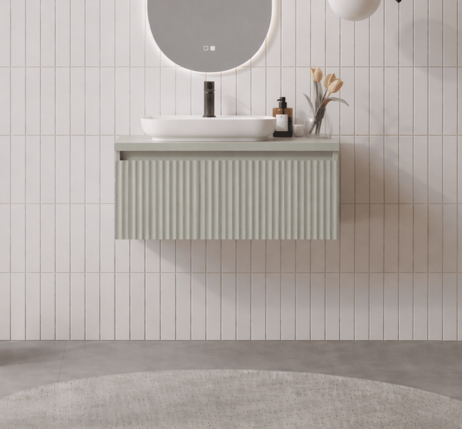 Orka Lentia 80 cm Mat Kaşmir Banyo Dolabı Alt Modül Ve Lavabo, 5007083ORKA5007083Lavabo Dolabı