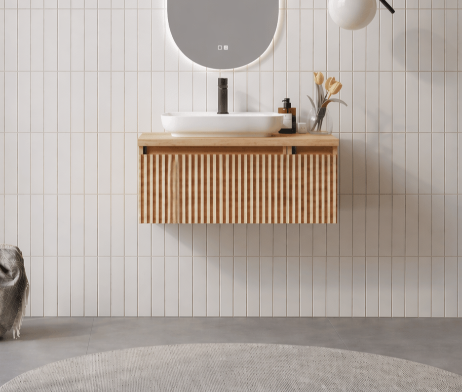 Orka Lentia 80 cm Meşe Banyo Dolabı Alt Modül Ve Lavabo, 5007084ORKA5007084Lavabo Dolabı