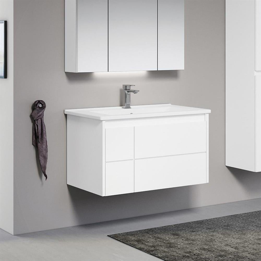 Orka Likya 80 cm Mat Beyaz Banyo Dolabı TakımıORKA5002486Banyo Dolabı Takımı