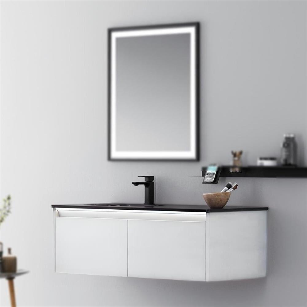 Orka Lisbon 110 cm Mat Beyaz Banyo Dolabı TakımıORKA5000394Banyo Dolabı Takımı