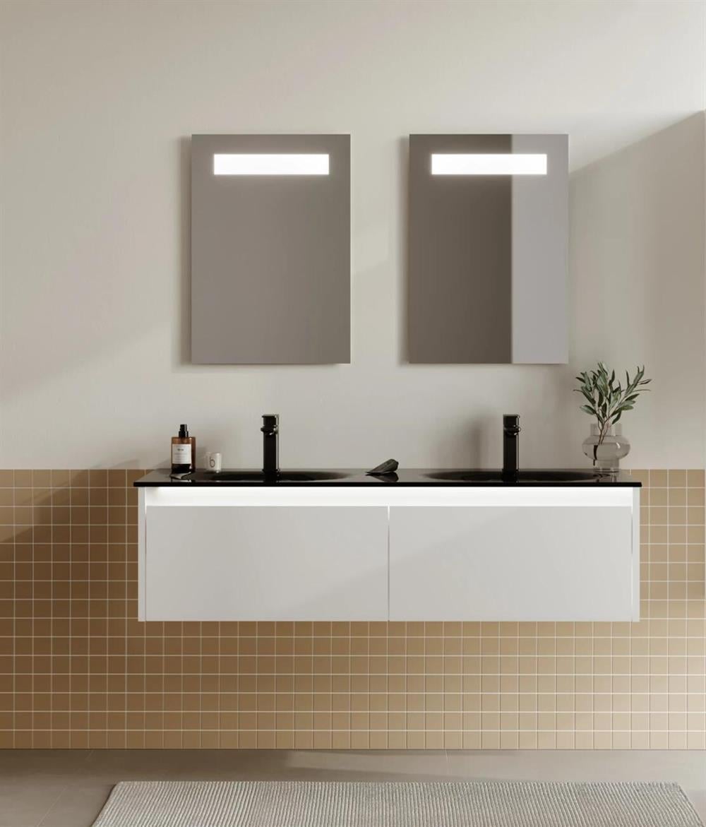 Orka Lisbon 130 cm Mat Beyaz Banyo Dolabı TakımıORKA5000400Banyo Dolabı Takımı