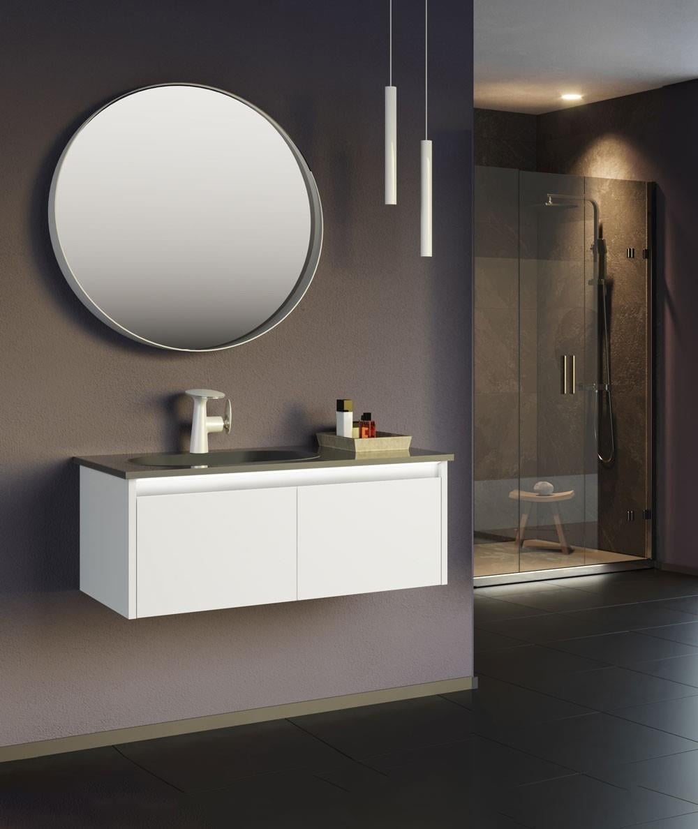 Orka Lisbon 90 cm Mat Beyaz Banyo Dolabı TakımıORKA5000388Banyo Dolabı Takımı