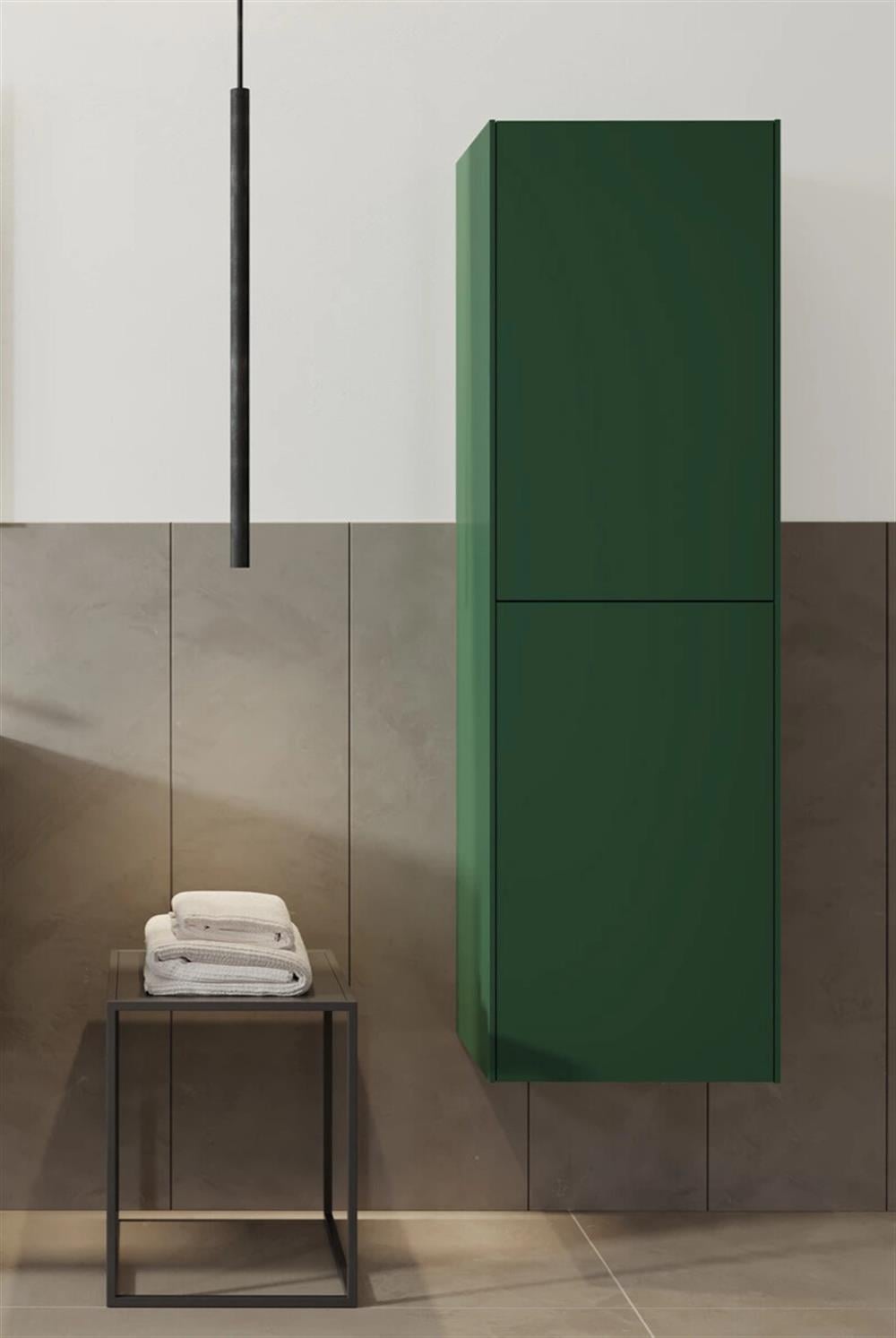 Orka Milano 40 cm Yeşil Banyo Boy Çamaşır DolabıORKA3005781Banyo Boy Dolabı Modelleri 
