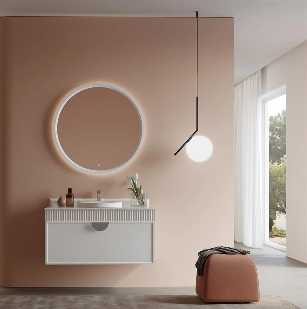 Orka Molino 102 cm Mat Beyaz Lake Banyo Dolabı TakımıORKA5004575Banyo Dolabı Takımı