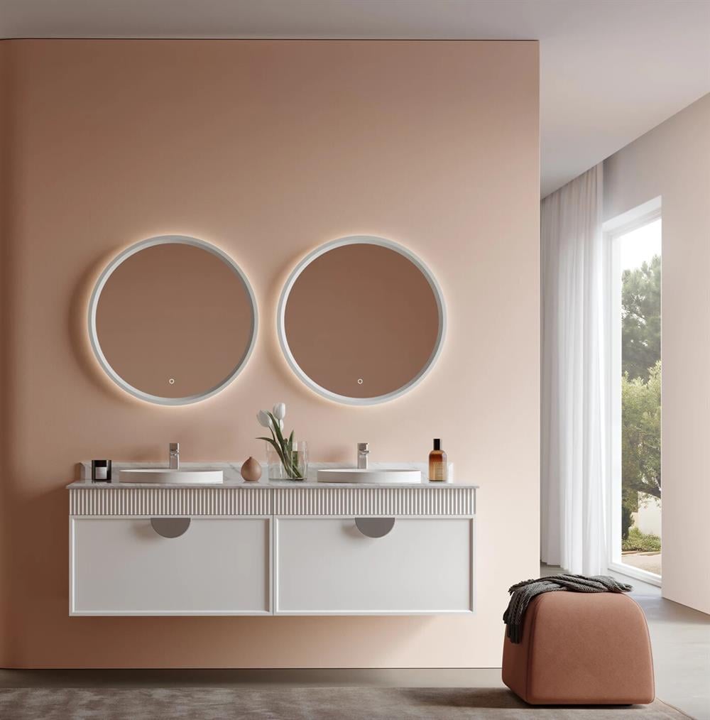 Orka Molino 160 cm Mat Beyaz Lake Banyo Dolabı TakımıORKA5004577Banyo Dolabı Takımı
