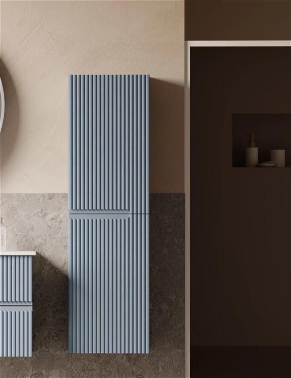 Orka Moonlight 40 cm Mavi Banyo Boy Çamaşır DolabıORKA3001323Banyo Boy Dolabı Modelleri 