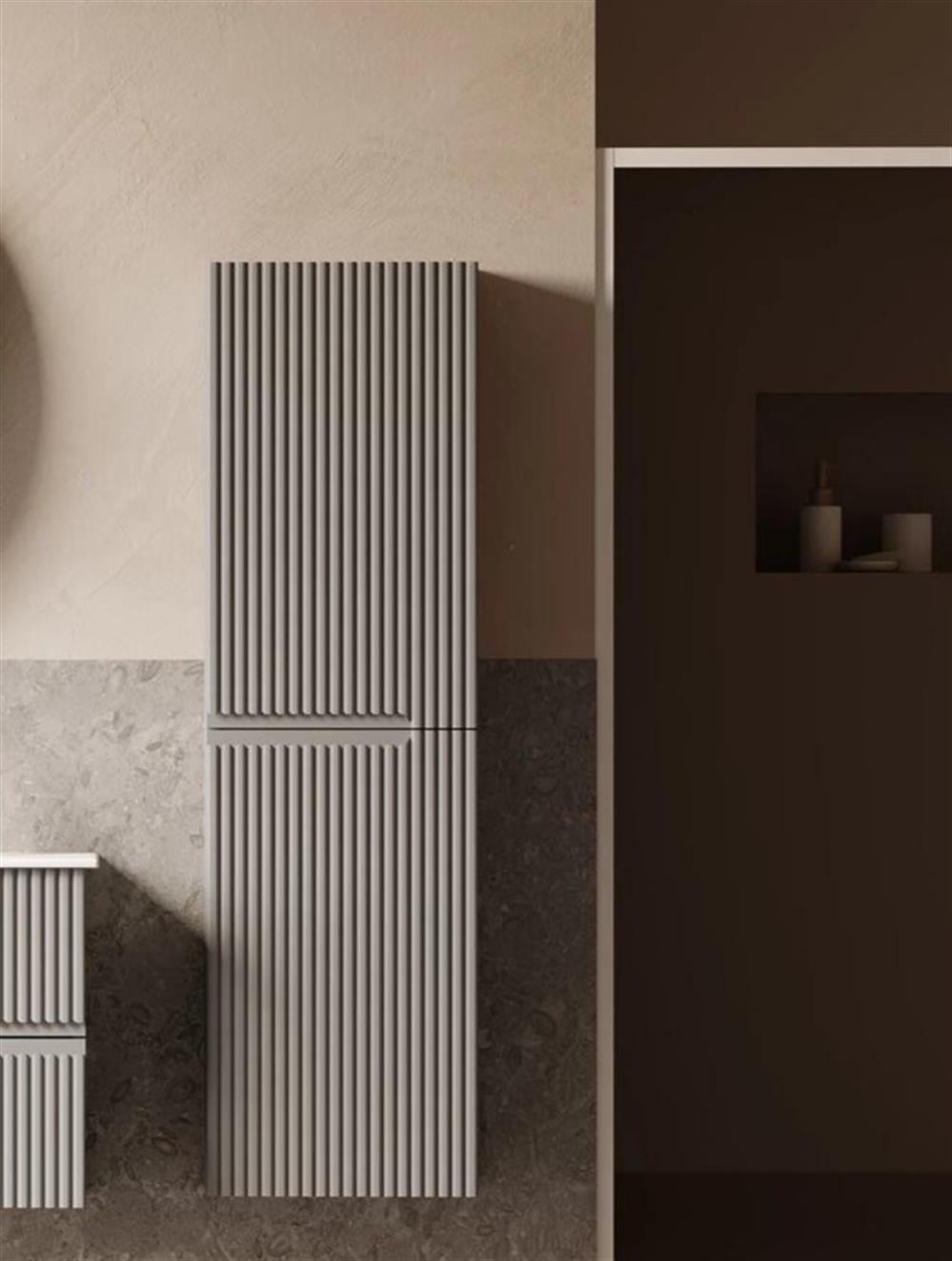 Orka Moonlight 40 cm Vizon Banyo Boy Çamaşır DolabıORKA3001324Banyo Boy Dolabı Modelleri 