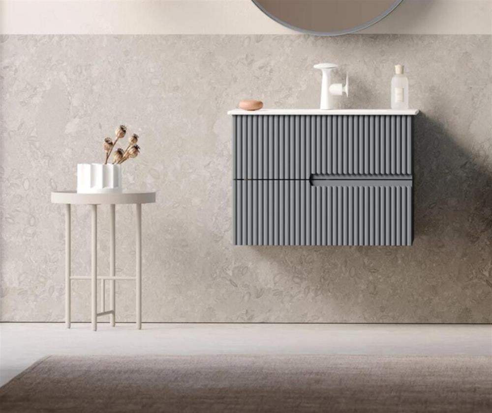 Orka Moonlight 70 cm Gri Banyo Dolabı Alt Modül ve LavaboORKA5006113Lavabo Dolabı