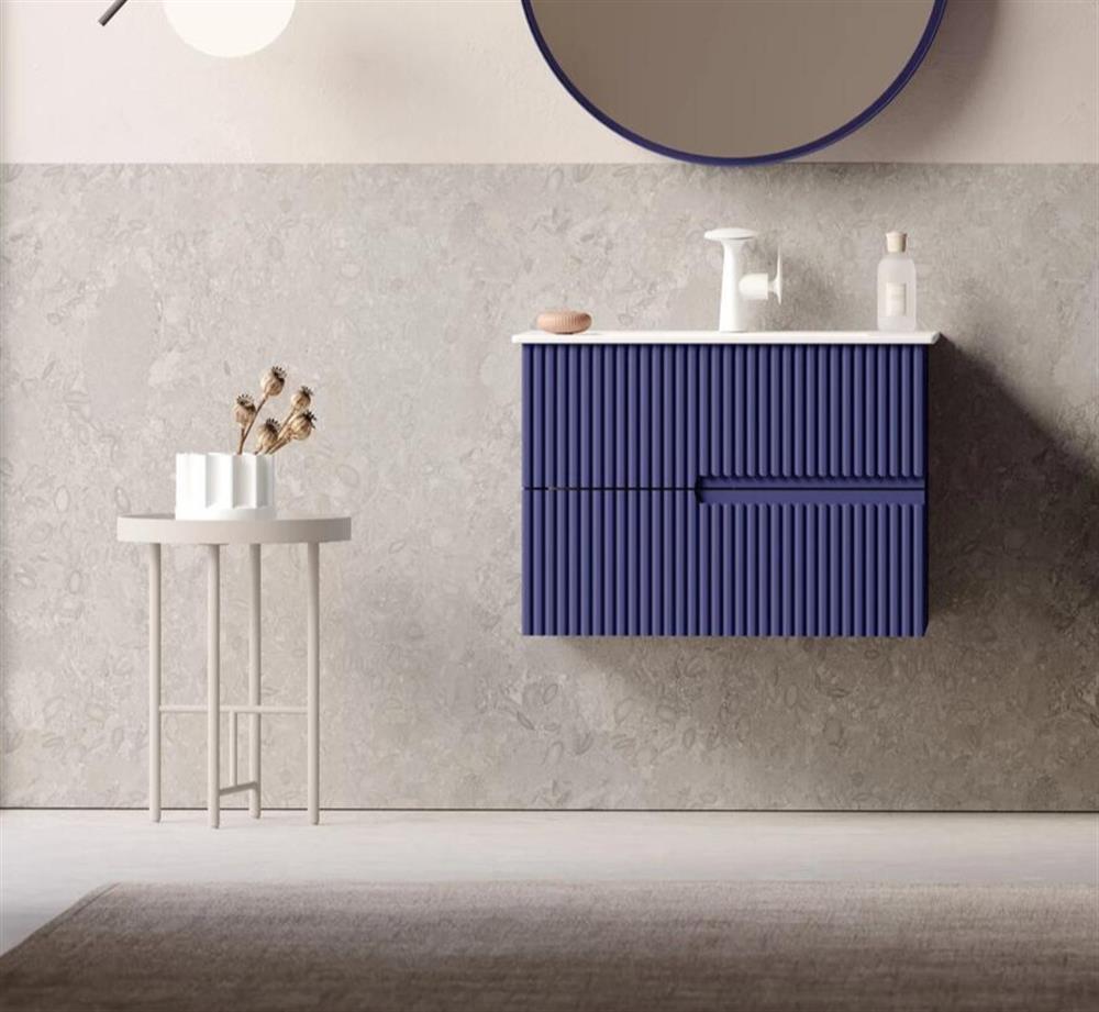 Orka Moonlight 70 cm Lacivert Banyo Dolabı Alt Modül ve LavaboORKA5006115Lavabo Dolabı