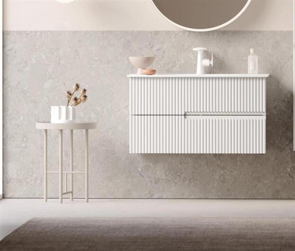 Orka Moonlight 90 cm Beyaz Banyo Dolabı Alt Modül ve LavaboORKA5006081Lavabo Dolabı