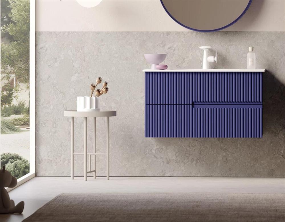 Orka Moonlight 90 cm Lacivert Banyo Dolabı Alt Modül ve LavaboORKA5006086Lavabo Dolabı