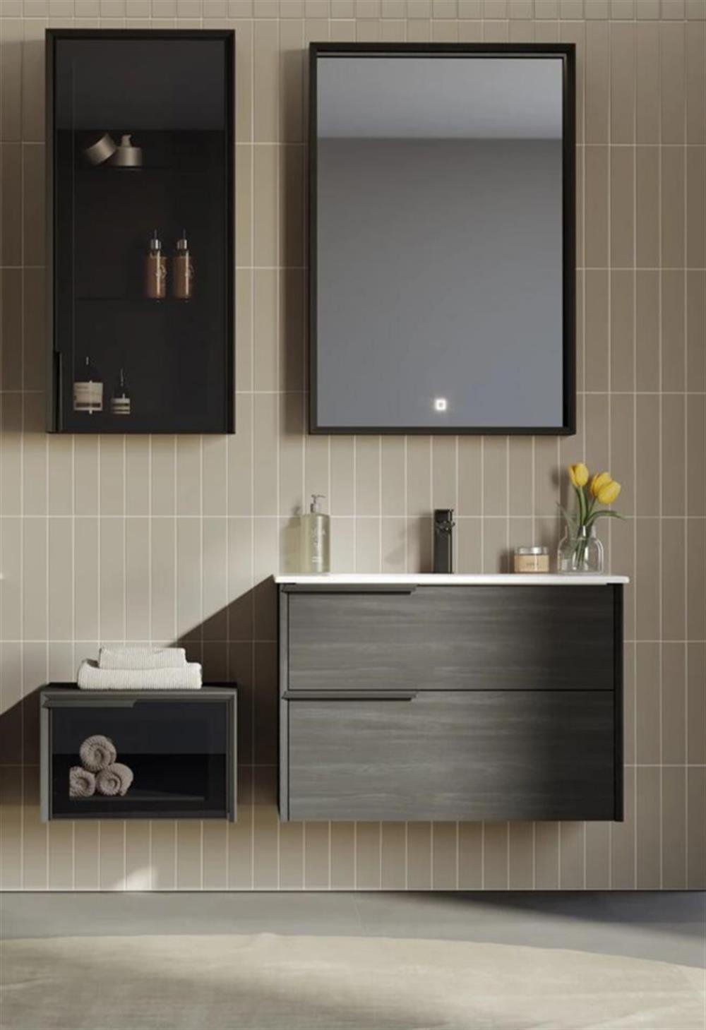 Orka Noventa 120 cm Cabana Banyo Dolabı TakımıORKA5005049Banyo Dolabı Takımı