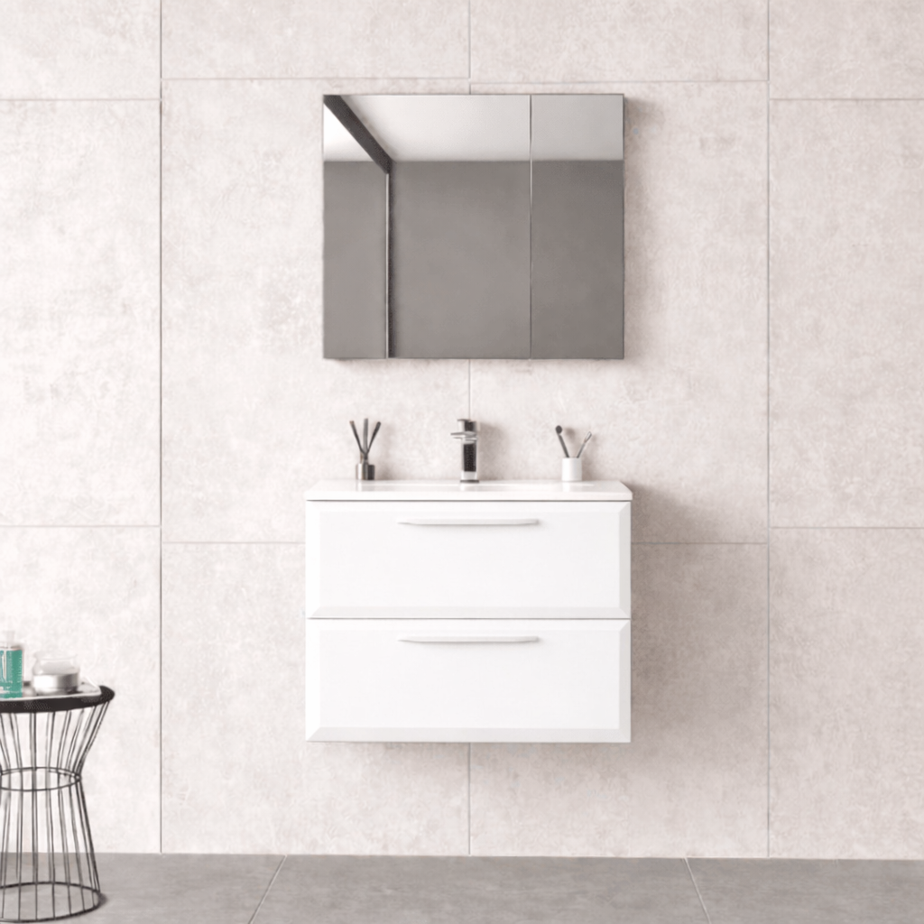 Orka Nuvola Banyo Dolabı Takımı, 65 cm, Parlak Lake Beyaz (Ledli-Dolaplı Ayna), 5004193ORKA5004193Banyo Dolabı Takımı