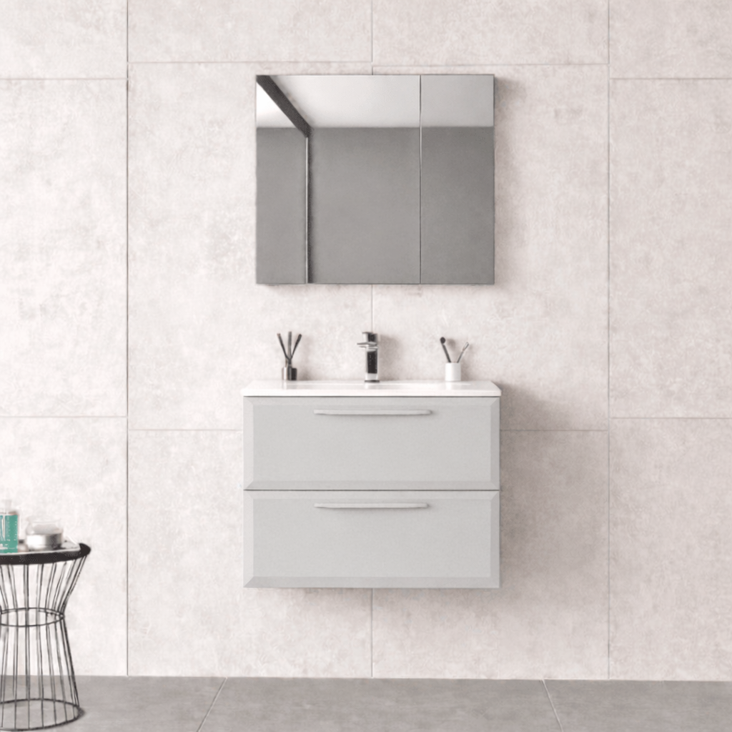 Orka Nuvola Banyo Dolabı Takımı, 65 cm, Parlak Lake Kaşmir (Ledli-Dolaplı Ayna), 5000590ORKA5000590Banyo Dolabı Takımı