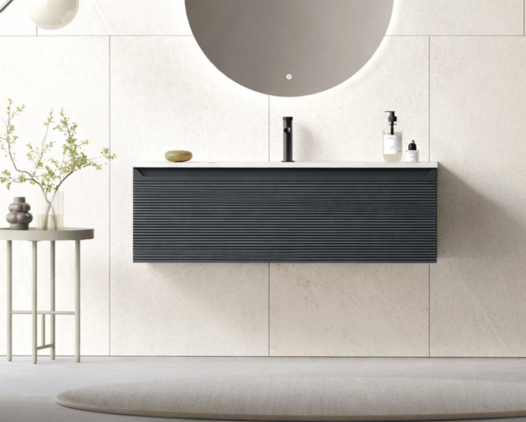 Orka Olbia 120 cm Mat Antrasit Banyo Dolabı Alt Modül ve Lavabo , 5006685ORKA5006685Lavabo Dolabı