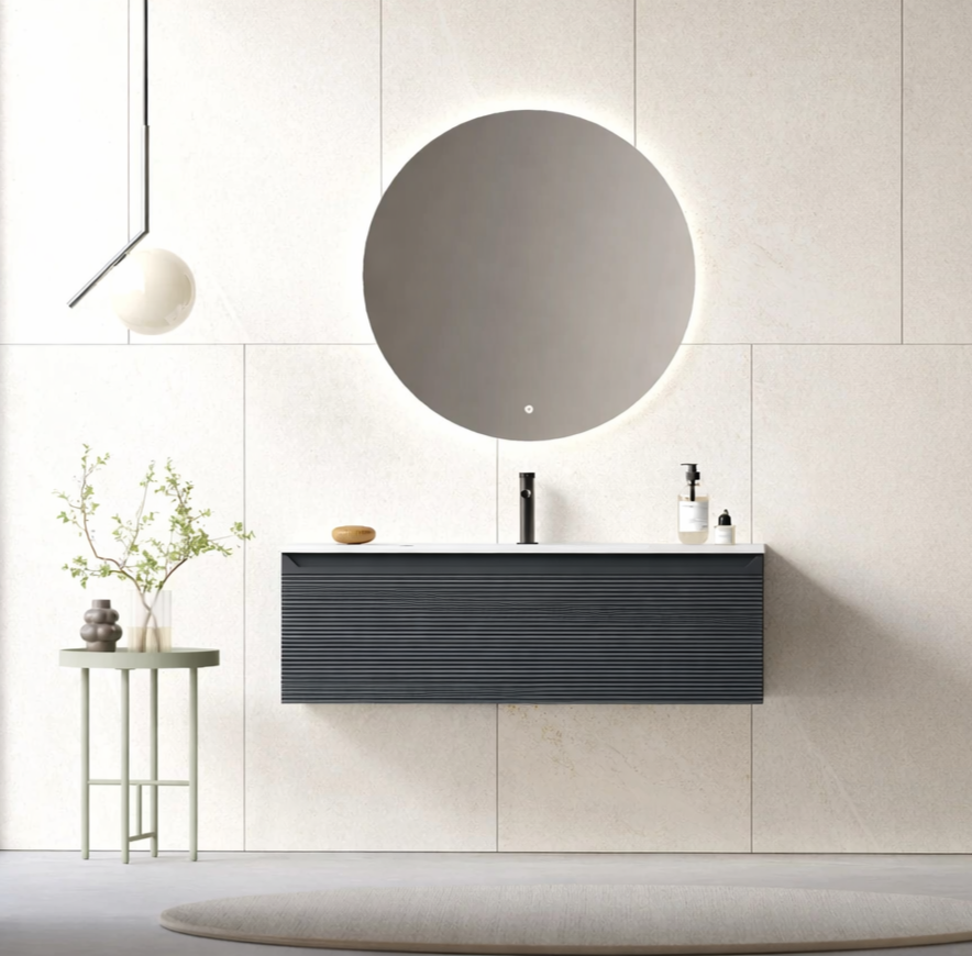 Orka Olbia Banyo Dolabı Takımı, 120 cm, Mat Antrasit (Ledli Ayna), 5006694ORKA5006694Banyo Dolabı Takımı