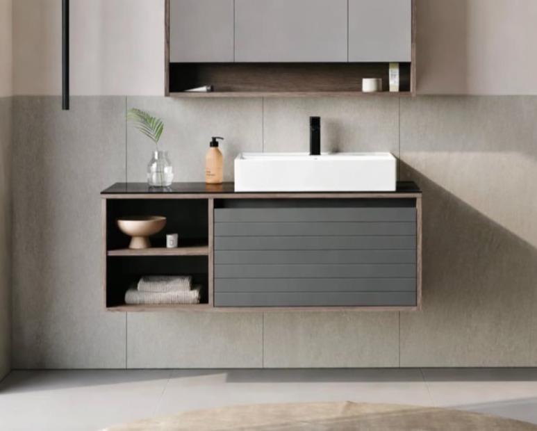 Orka Prato 120 Cm Banyo Dolabı Alt Modül ve Lavabo NavaroORKA5003632Lavabo Dolabı