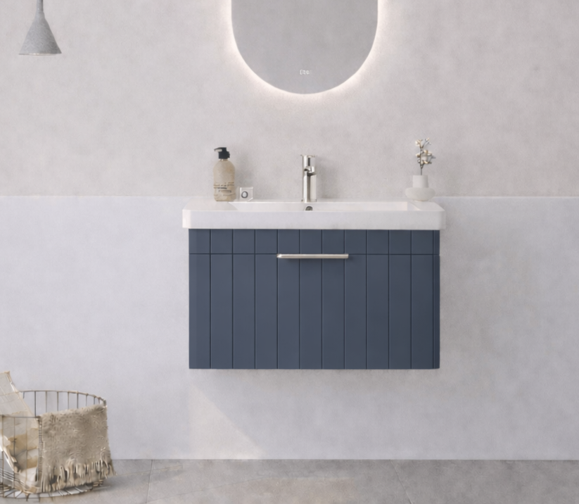 Orka Procıda 60 Cm Mat Antrasit / Krom Banyo Dolabı Alt Modül ve LavaboORKA5007206Lavabo Dolabı