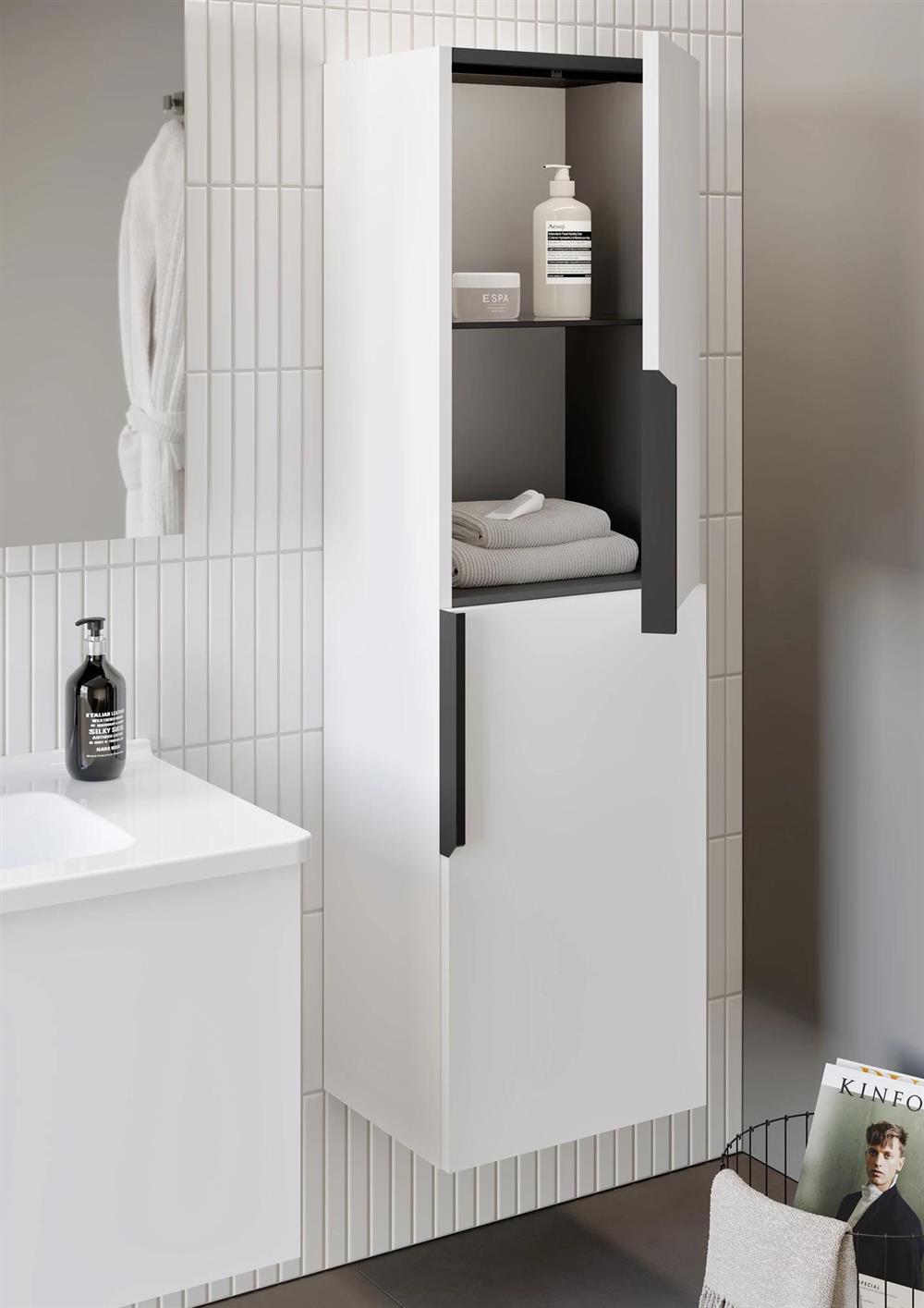 Orka Pure 40 cm Beyaz Banyo Boy Çamaşır DolabıORKA3004972Banyo Boy Dolabı Modelleri 