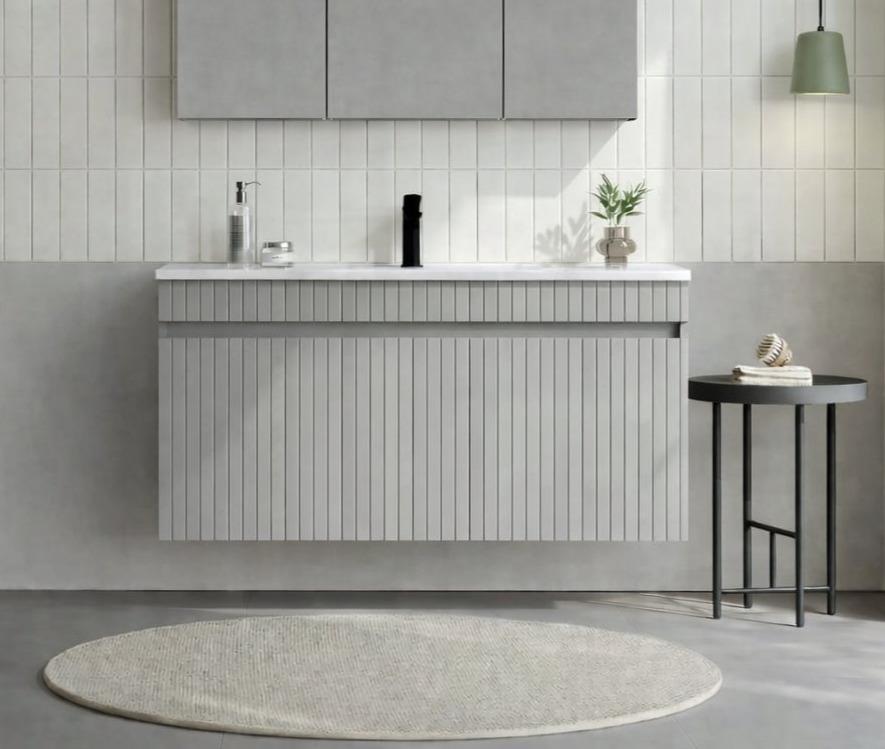 Orka Tivoli 100 cm Mat Kaşmir Banyo Dolabı Alt Modül ve Lavabo , 5008673ORKA5008673Lavabo Dolabı