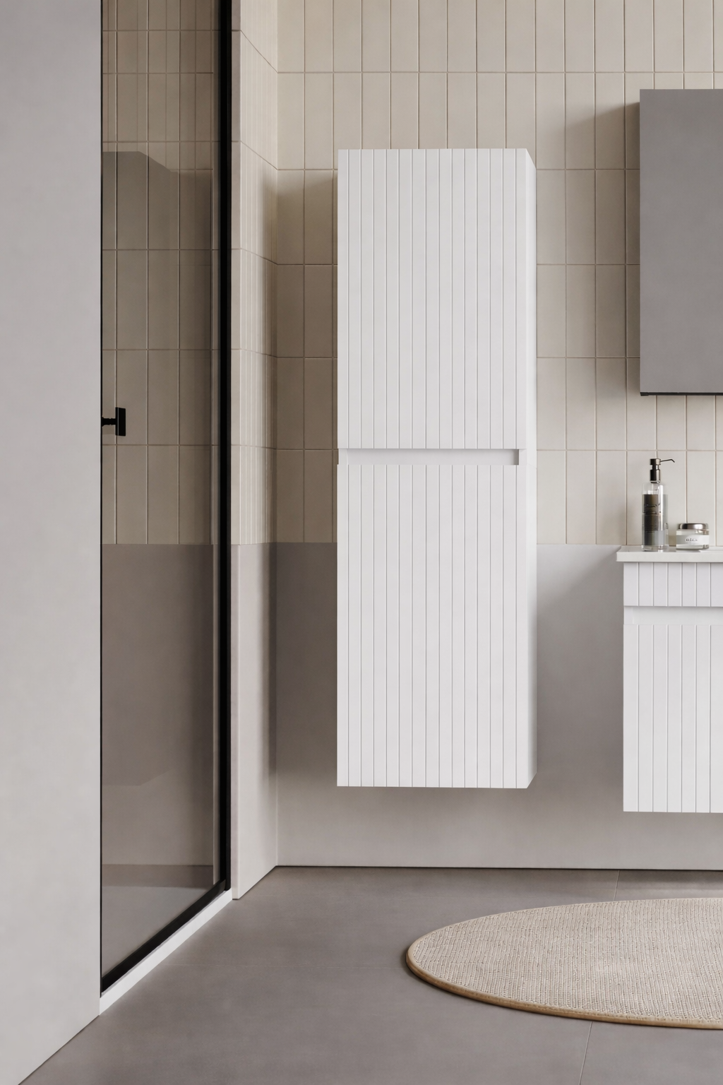 Orka Tivoli 40 cm Boy Dolabı Mat Beyaz , 3010301ORKA3010301Banyo Boy Dolabı Modelleri 