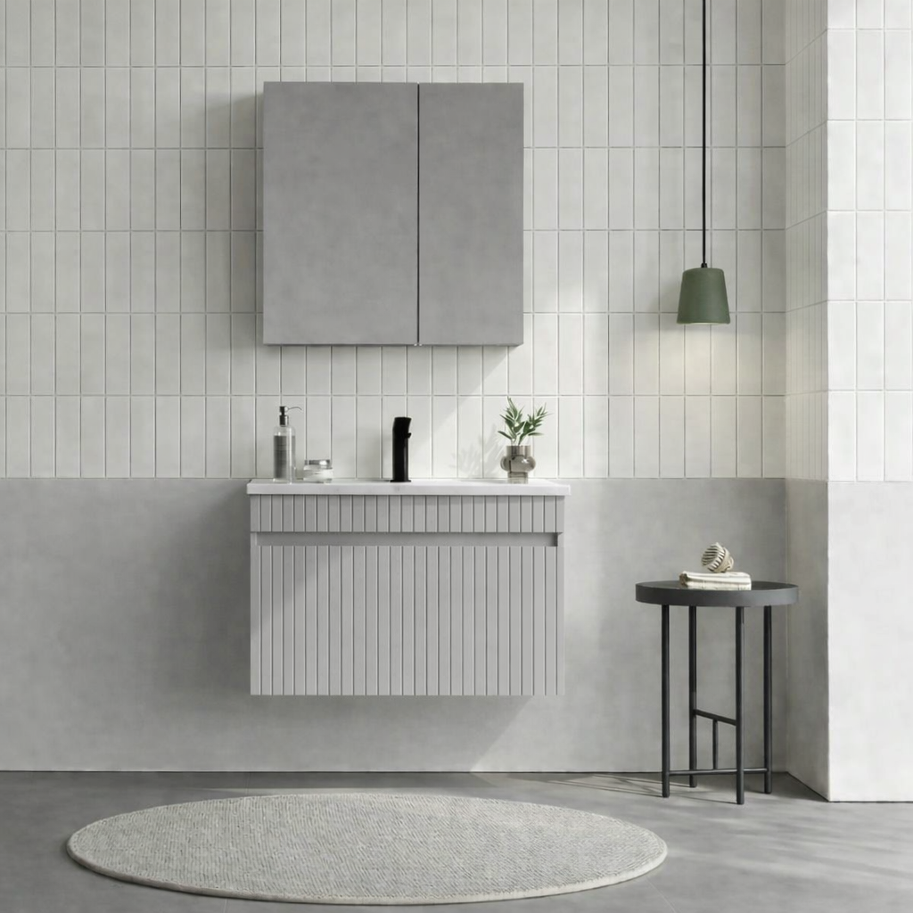 Orka Tivoli 65 cm Mat Kaşmir Banyo Dolabı Takımı (Dolaplı Ayna), 5008690ORKA5008690Banyo Dolabı Takımı