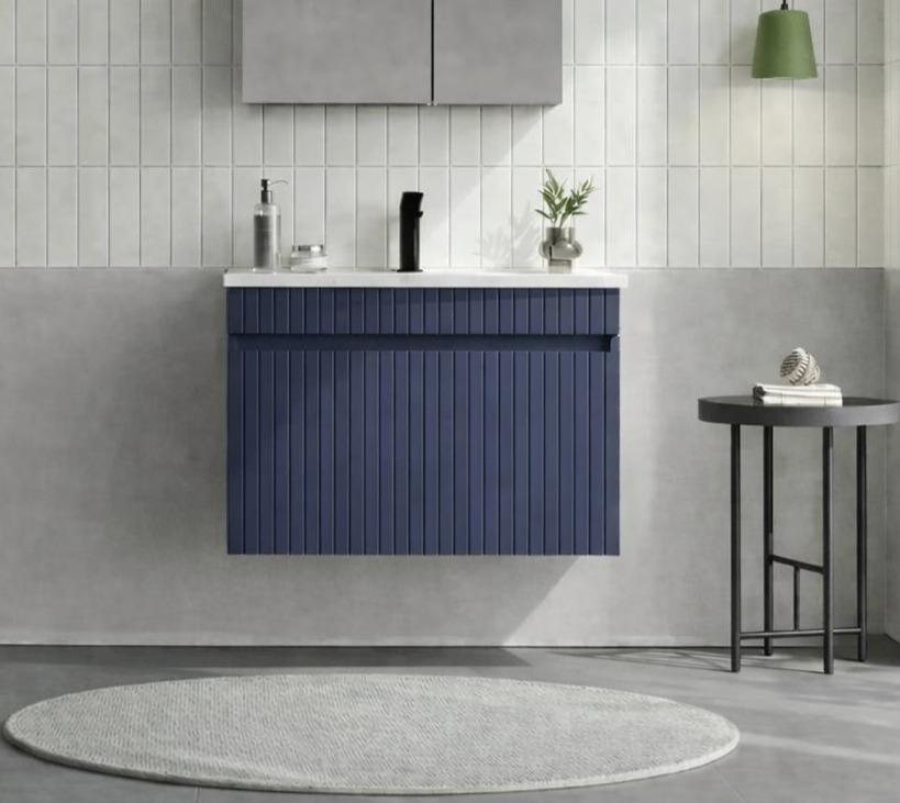 Orka Tivoli 65 cm Mat Lacivert Banyo Dolabı Alt Modül ve Lavabo , 5008666ORKA5008666Lavabo Dolabı