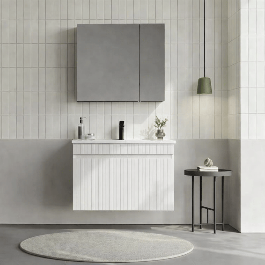 Orka Tivoli 85 cm Mat Beyaz Banyo Dolabı Takımı (Dolaplı) , 5008693ORKA5008693Banyo Dolabı Takımı