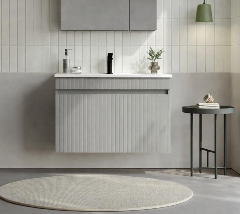Orka Tivoli 85 cm Mat Kaşmir Banyo Dolabı Alt Modül ve Lavabo , 5008669ORKA5008669Lavabo Dolabı