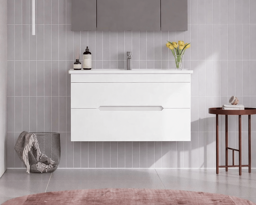Orka Varna 100 cm Mat Beyaz Banyo Dolabı Alt Modül ve LavaboORKA5003034Banyo Dolabı Takımı