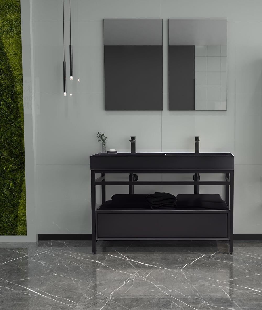 Orka Vegas 120 cm Antrasit Banyo Dolabı TakımıORKA5003757Banyo Dolabı Takımı