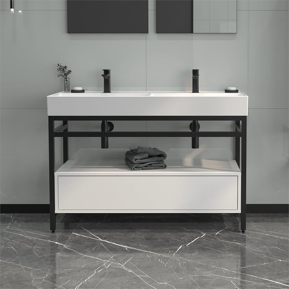 Orka Vegas 120 cm Beyaz Banyo Dolabı Alt Modül ve LavaboORKA5003762Lavabo Dolabı