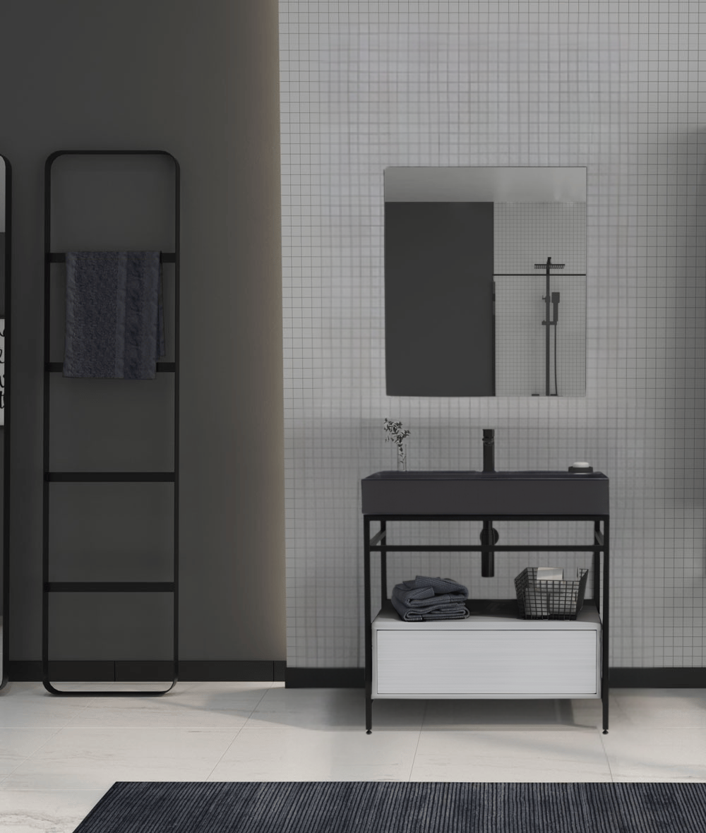 Orka Vegas 60 cm Mat Beyaz Banyo Dolabı TakımıORKA5003767Banyo Dolabı Takımı