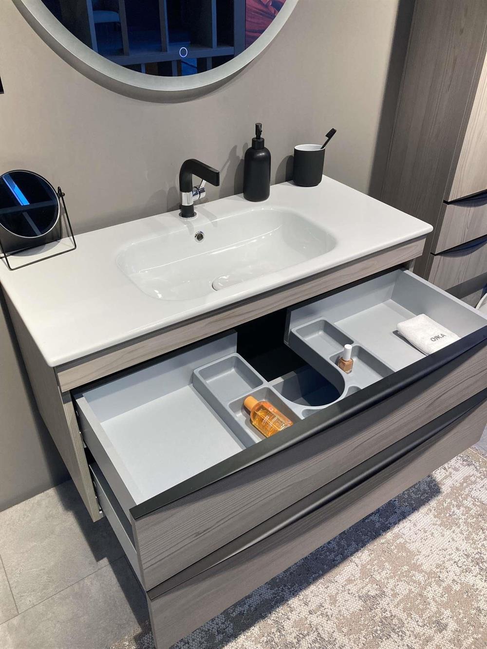 Orka Vento 100 cm, Dublin, Banyo Dolabı Alt Modül ve LavaboORKA5001861Lavabo Dolabı