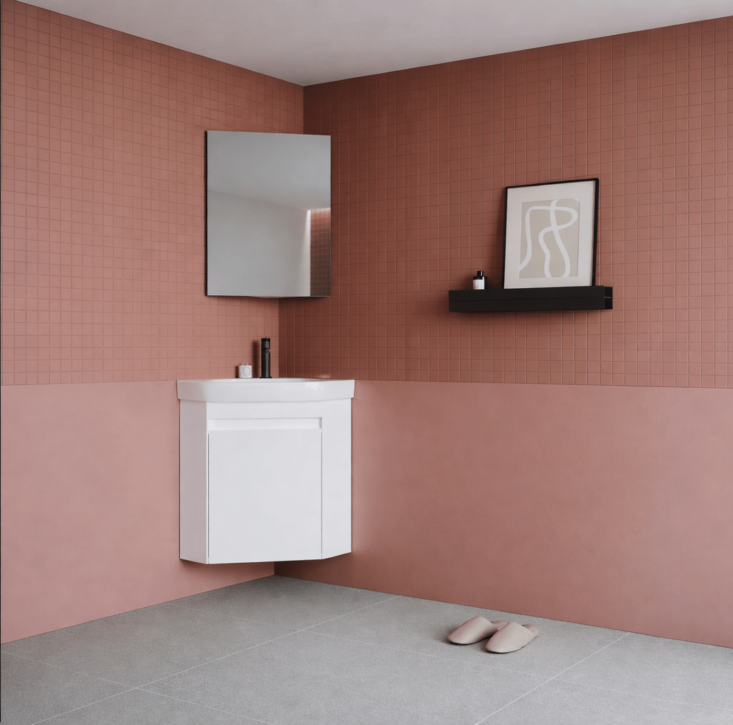 Orka Zag 45 cm, Mat Beyaz, Banyo Dolabı Takımı, (Dolaplı-Köşe Ayna)ORKA5000870Banyo Dolabı Takımı