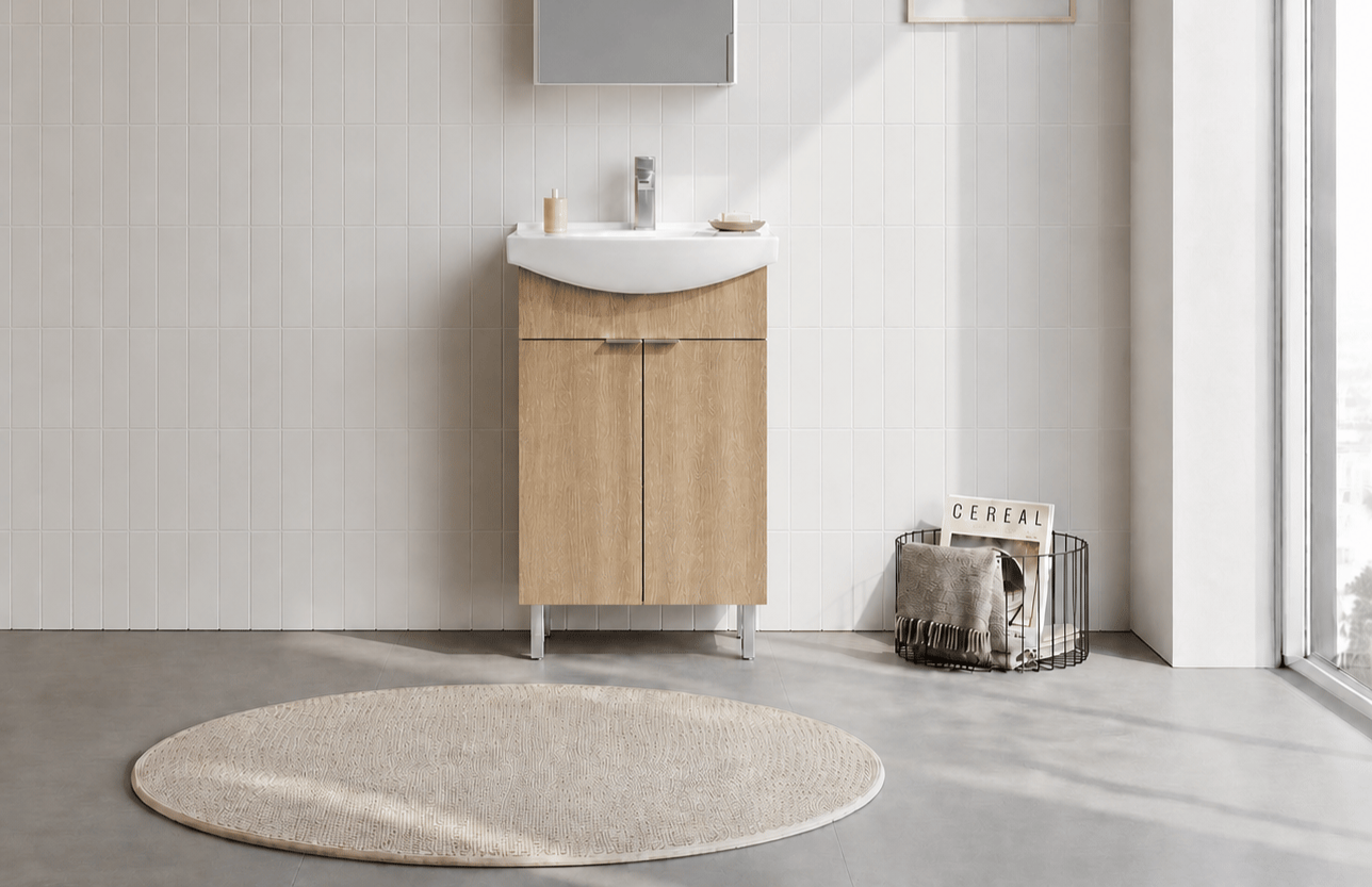 PURUS 55 ALT+LVB AYAKLI BUDVAORKA5008444Lavabo Dolabı