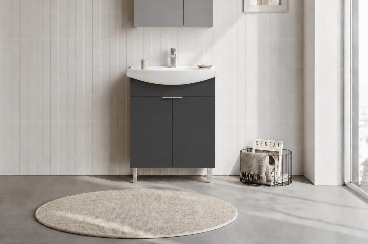 PURUS 65 ALT+LVB AYAKLI M.ANTRASITORKA5008448Lavabo Dolabı