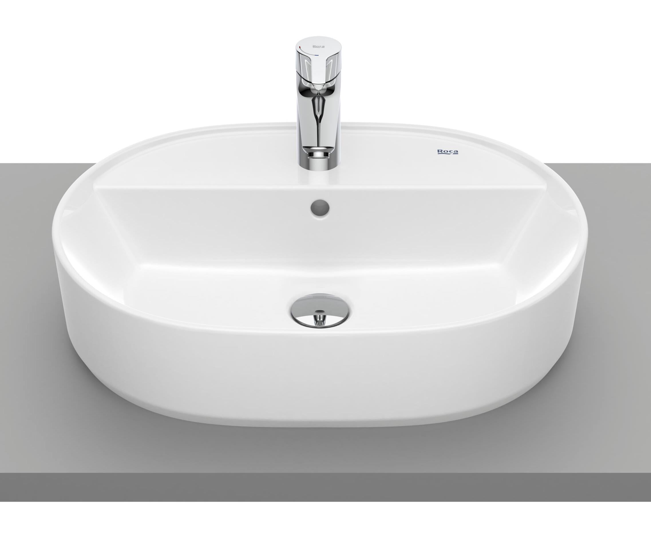 Roca Lavabo, The Gap, Çanak, 55 cm, A3270Y0000RocaA3270Y0000Tezgah Üstü Lavabo Modelleri ve Fiyatları | Banyo Dizayn