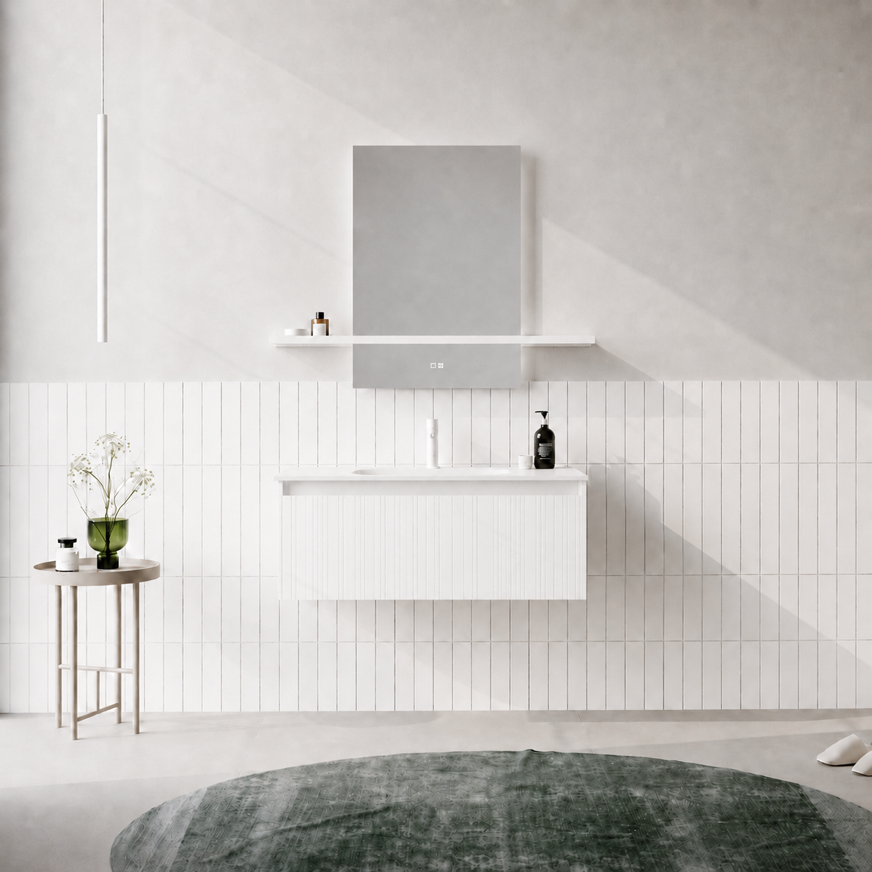 SALINA 100 TKM M.BEYAZORKA5007416Banyo Dolabı Takımı