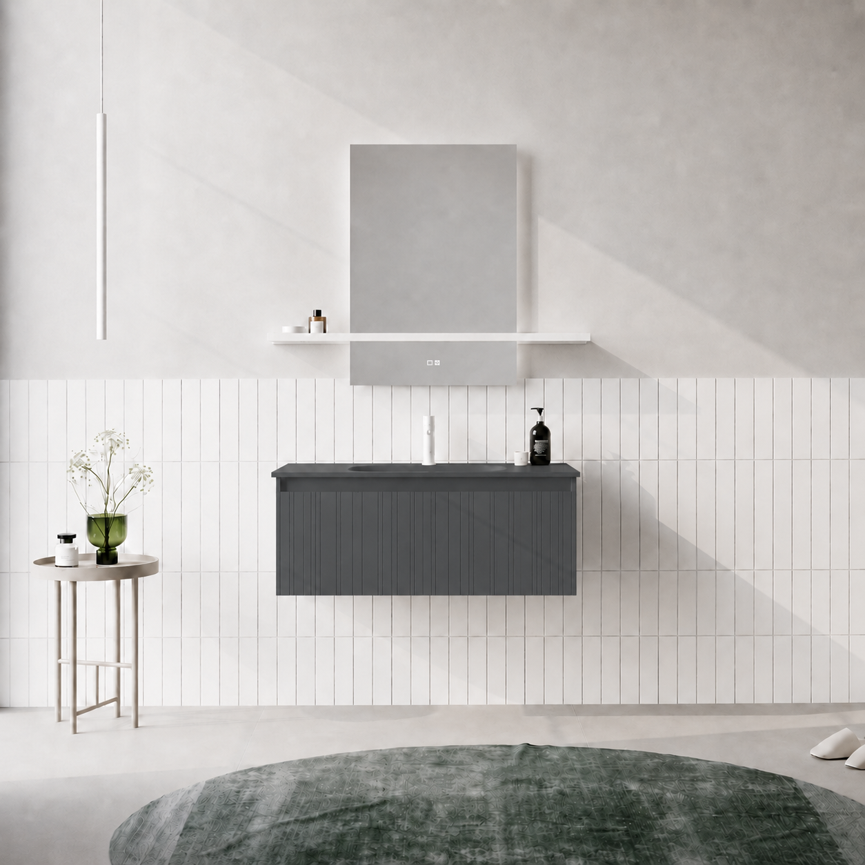 SALINA 100 TKMM.ANTRASITORKA5007418Banyo Dolabı Takımı