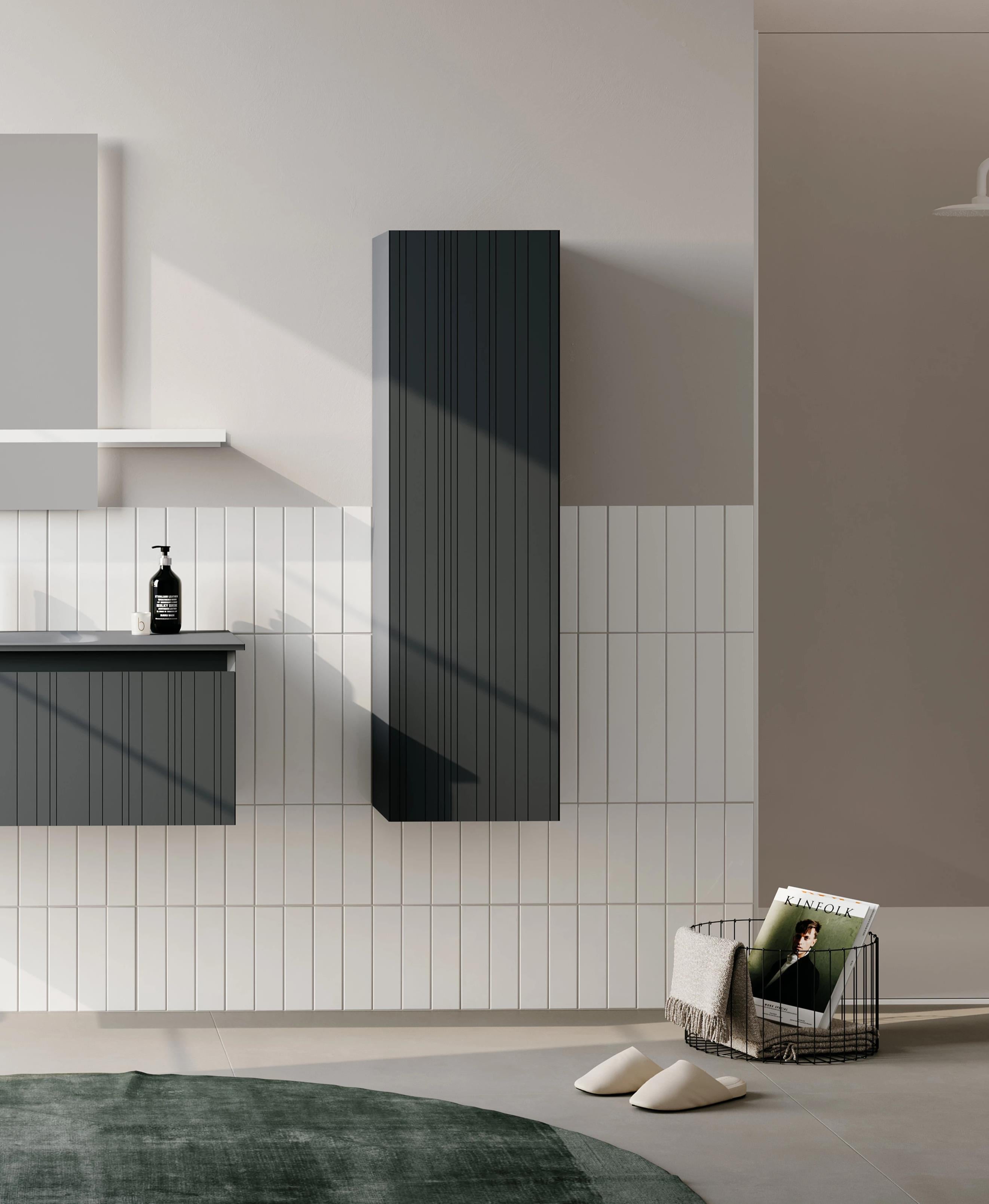 SALINA 40 BYD SAG M.ANTRASITORKA3009479Banyo Boy Dolabı Modelleri 