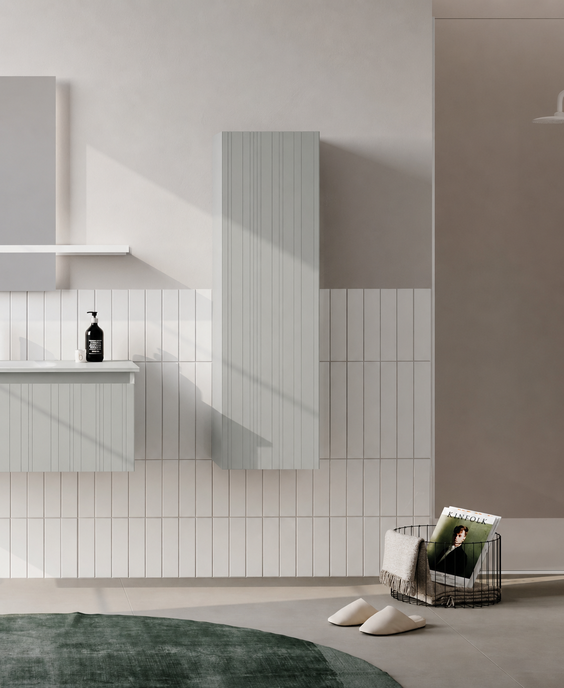 SALINA 40 BYD SAG M.KASMIRORKA3009478Banyo Boy Dolabı Modelleri 