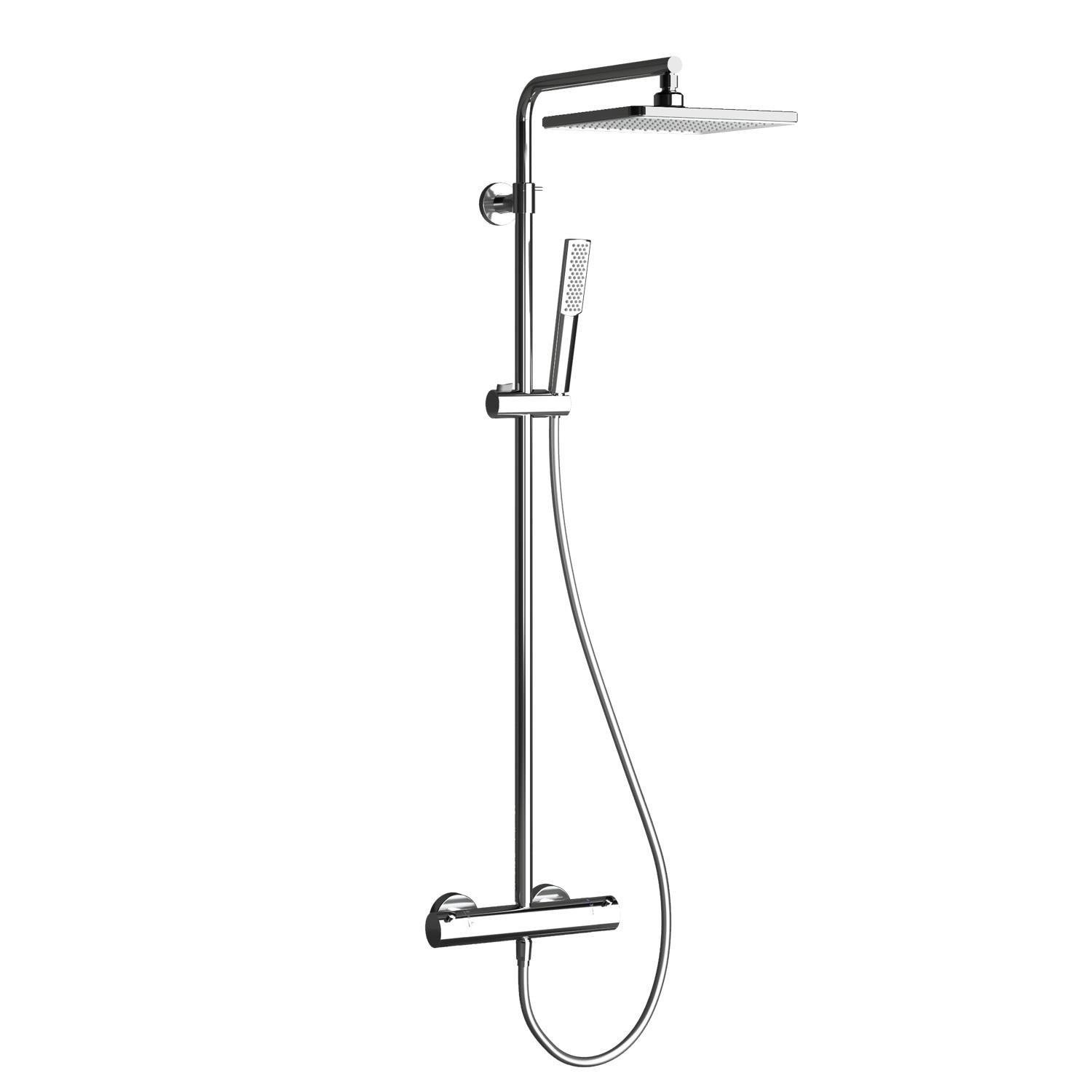 Teska Devon Termostatik İki Yönlü-Kare Krom DK2102CTeskaDK2102CDuş Kolonları