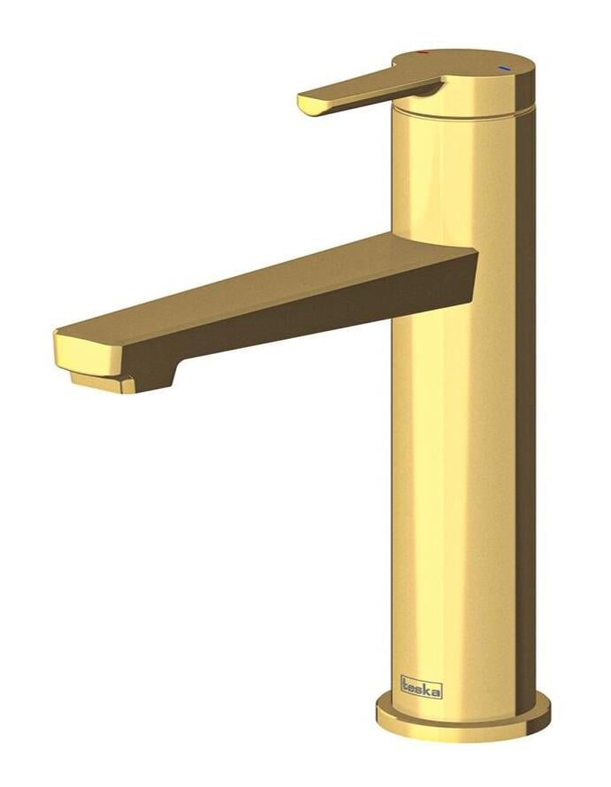 Teska Lavabo Bataryası, Liva Leo S, Altın, E5417TeskaE5417Lavabo Bataryaları